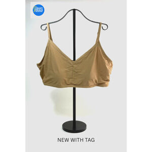 CALYPSA Adjustable Strap Swim Bra 6X